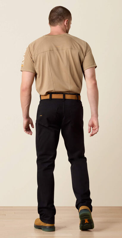 Rebar M4 Low Rise DuraStretch Made Tough Stackable Straight Leg Pant Back